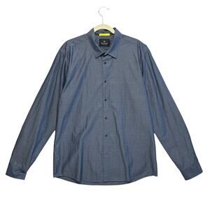 Scotch & Soda Amsterdam Couture Everyday Holiday Shirt Men's Sz XXL Steel Blue